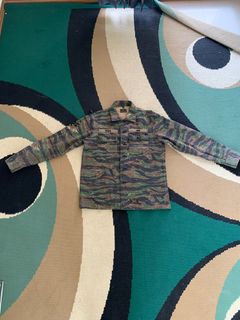 WTAPS - BUDS LS SHIRT '14 (OLIVE), Fesyen Pria, Pakaian