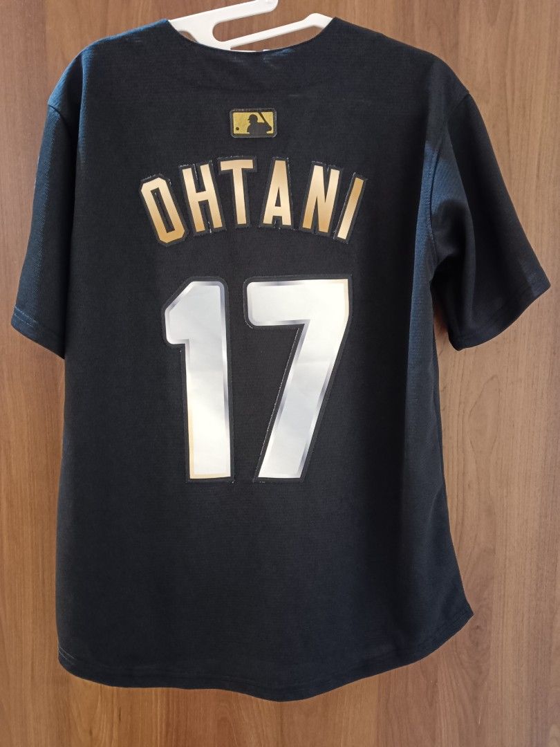 Dodgers Ohtani 17 黑金版nike 球衣大谷翔平Dodgers 2024 世界大賽紀念