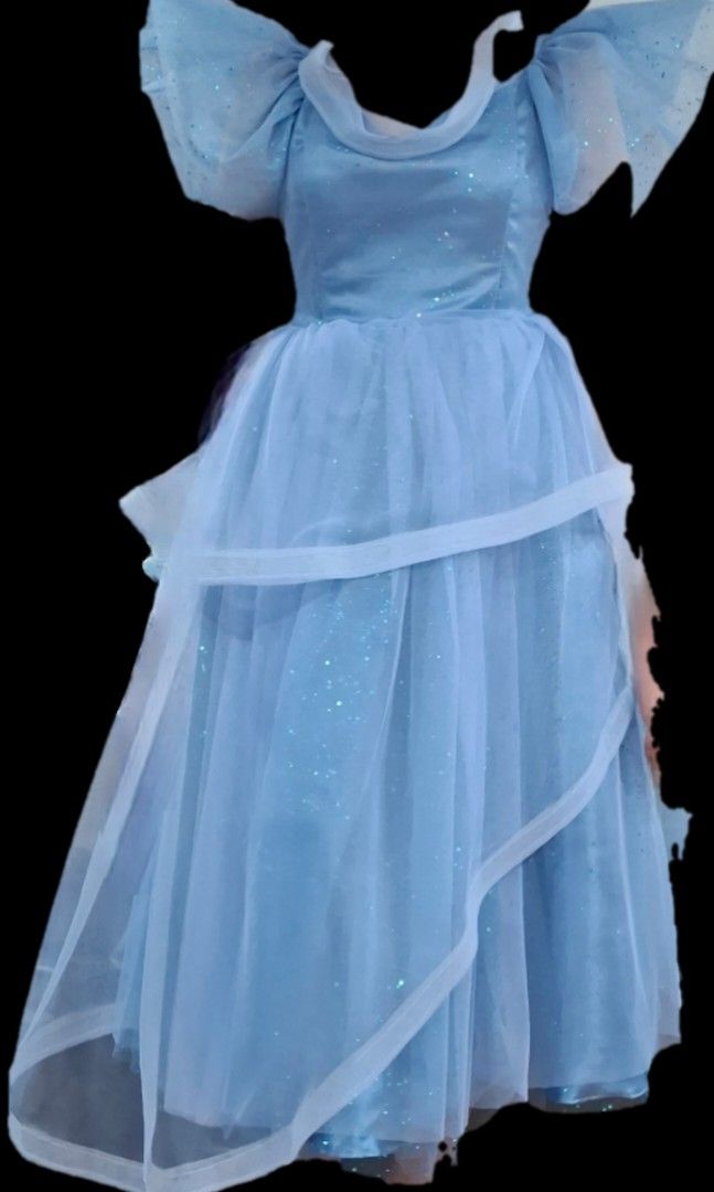 Blue Gown (Category: Evening dresses & gowns) located in Santa Rosa. Submitted by mars_2021 (Listing ID 1387211495, Image 1). Description: Used only once for a wedding. Original Price: Php 4500 Details: Shoulder: 13 1/2 Armhole: 13 Sleeves: 5 Chest (above the bust): 28 3/4 Bust: 30 Bust point (Nipple to shoulder): 6 Bust nipple to nipple: 6 1/2 Shoulder (buto to pusod): 14 Waistline with 1 inch allowance: 24 Hips (1st): 28 Hips (2nd): 31 Length o