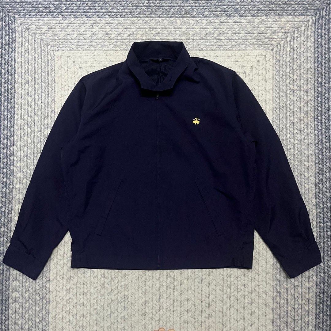 Brooks Brother Blue Harrington Jacket Men #39 s Fashion Coats Jackets