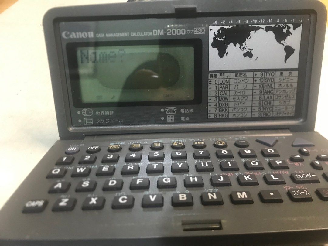 Canon Data Management Calculator (Category: Office & Business Technology) located in Agoo. Submitted by retrotastic (Listing ID 1387294880, Image 1). Description: Tested working. As is, from Japan, Canon Brand.