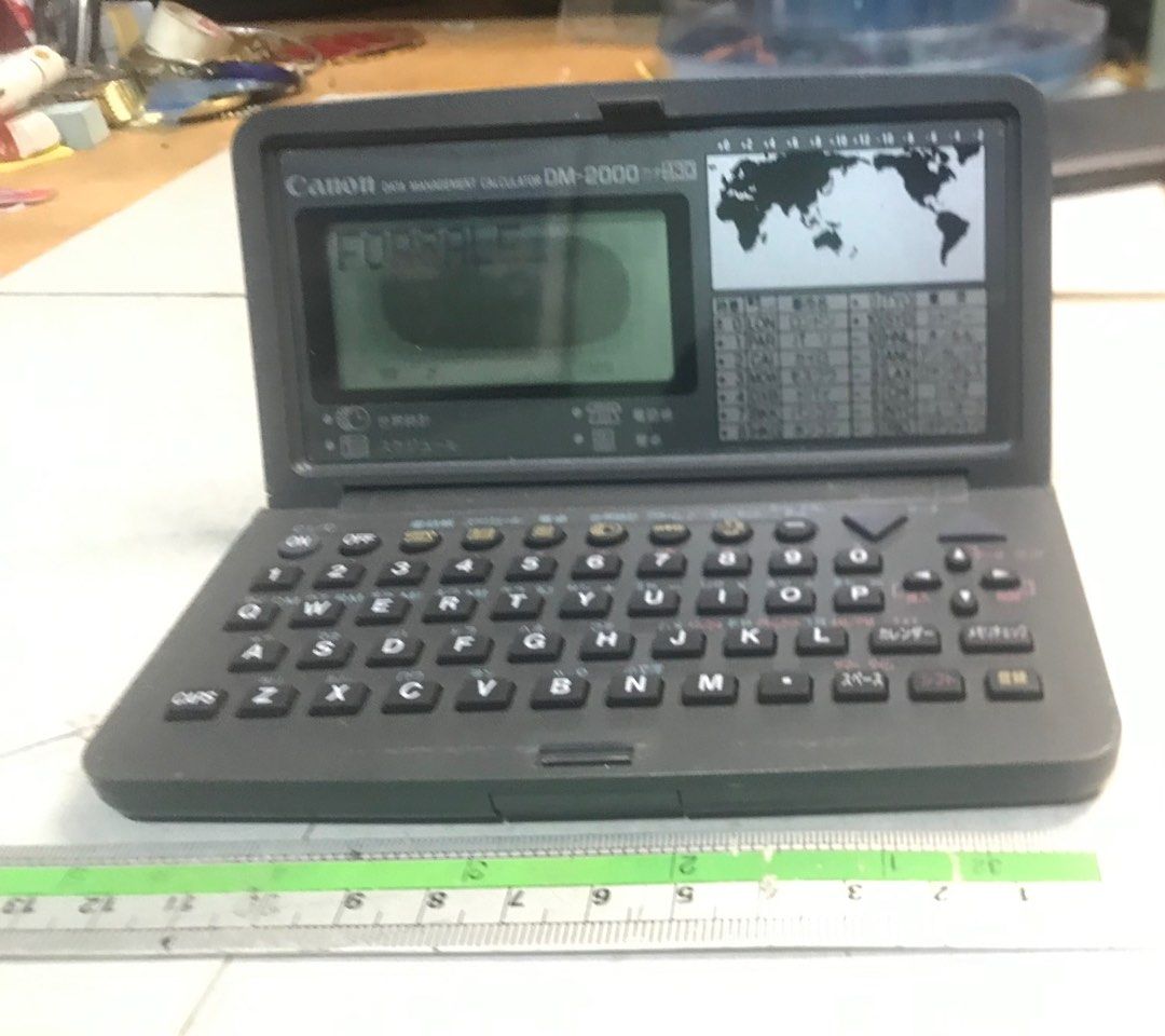 Canon Data Management Calculator (Category: Office & Business Technology) located in Agoo. Submitted by retrotastic (Listing ID 1387294880, Image 3). Description: Tested working. As is, from Japan, Canon Brand.