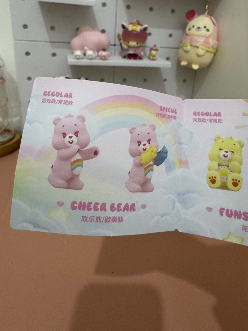 Care Bears Little Things Series Cubby Face (Category: Designer & Blind Box Toys) located in Quezon City. Submitted by lovedthem (Listing ID 1387178823, Image 2). Description: For trading only! Trade to pink case and other care bear colors. Check photos for your trade reference.