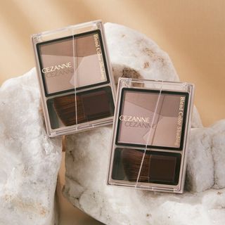 Japan CEZANNE Blend Color Shading Palette Three-Color Blending Contouring Compact 5g64214535161347110