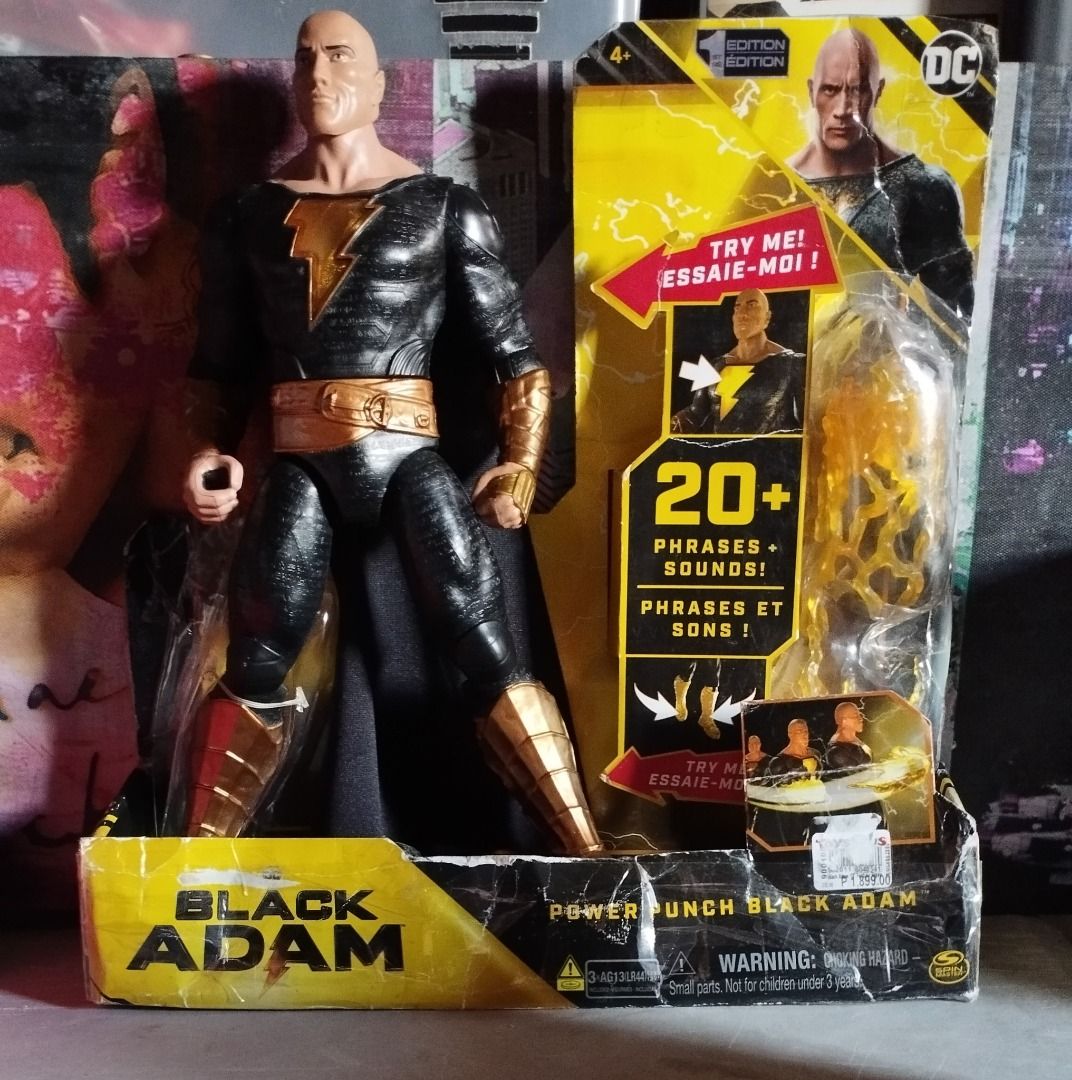 DC Comics Power Punch Black Adam 12" Action Figure (Category: Figurines & Statues) located in Pasig City. Submitted by j.a.c.f.s (Listing ID 1387261067, Image 1). Description: DC Comics Power Punch Black Adam 12" Action Figure ISSUE: ISSUE BOX 6/10 SELLING PRICE: 999 MODE OF PAYMENT: Cash on Delivery GOGO EXPRESS (pls check the link) LALAMOVE Payment 1st via BPI GCASH PAYMAYA MARIBANK GoTyme Direct message us on our FB page TOYZHUNTLIMITED.