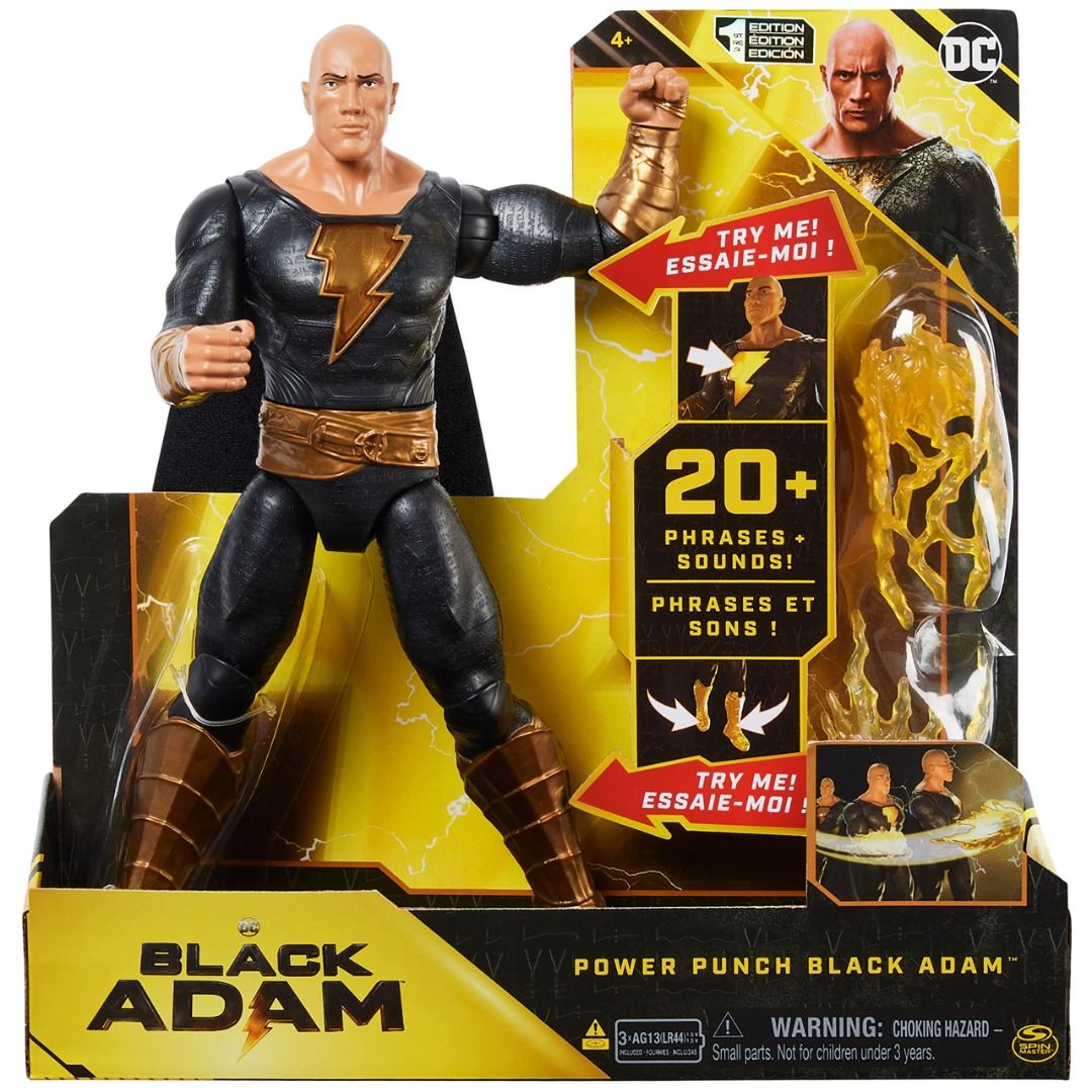 DC Comics Power Punch Black Adam 12" Action Figure (Category: Figurines & Statues) located in Pasig City. Submitted by j.a.c.f.s (Listing ID 1387261067, Image 3). Description: DC Comics Power Punch Black Adam 12" Action Figure ISSUE: ISSUE BOX 6/10 SELLING PRICE: 999 MODE OF PAYMENT: Cash on Delivery GOGO EXPRESS (pls check the link) LALAMOVE Payment 1st via BPI GCASH PAYMAYA MARIBANK GoTyme Direct message us on our FB page TOYZHUNTLIMITED.