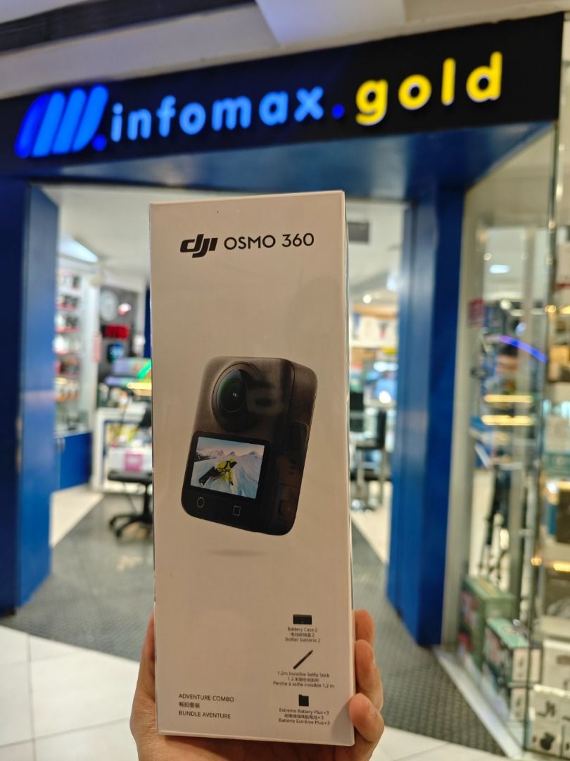 DJI OSMO 360 ADVENTURE COMBO (Category: Cameras) located in Quezon City. Submitted by imax12345 (Listing ID 1387206180, Image 1). Description: 🚀 Capture Every Angle of Your Adventure! 🚀 🔥 DJI Osmo 360 Adventure Combo – Your ultimate all-in-one gear for travel, vlogging, and action-packed memories! ✨ What you’ll love: 📸 360° Panoramic Shooting 🎥 Ultra-Stable 4K Video with Gimbal Technology 💡 Compact & Travel-Friendly Design 🔋 Long Battery L