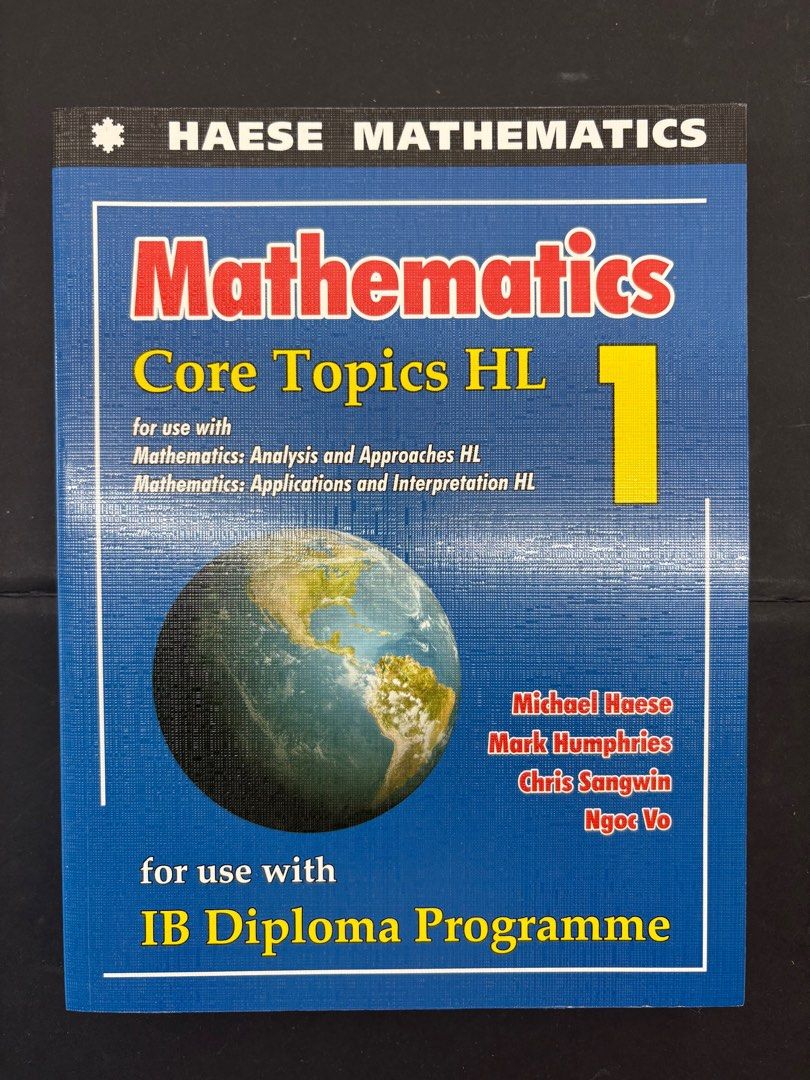 Haese Mathematics IB Diploma Programme Textbooks, Hobbies & Toys, Books ...