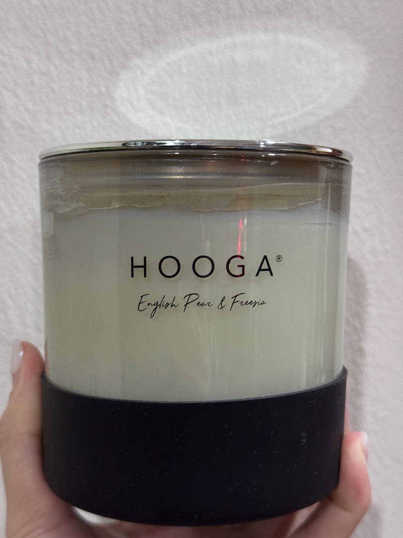 Hooga English Pear Freesia Scented Candle, Furniture Home