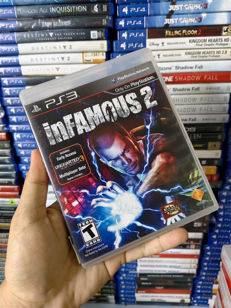INFAMOUS 2 USED SEALED (Category: PlayStation) located in Manila. Submitted by mikkolosg20176 (Listing ID 1387165950, Image 1). Description: TRADE OR SALE GAME PRICE: 500 📍 SHIPPING OR PICKUP 📍 BAGUMBAYAN TAGUIG 📍PIN LOCATION: MCG PURPLE GAMING TAGUIG.