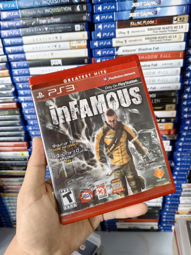 INFAMOUS PS3 USED (Category: PlayStation) located in Manila. Submitted by mikkolosg20176 (Listing ID 1387165609, Image 1). Description: TRADE OR SALE GAME PRICE: 600 📍 SHIPPING OR PICKUP 📍 BAGUMBAYAN TAGUIG 📍PIN LOCATION: MCG PURPLE GAMING TAGUIG.
