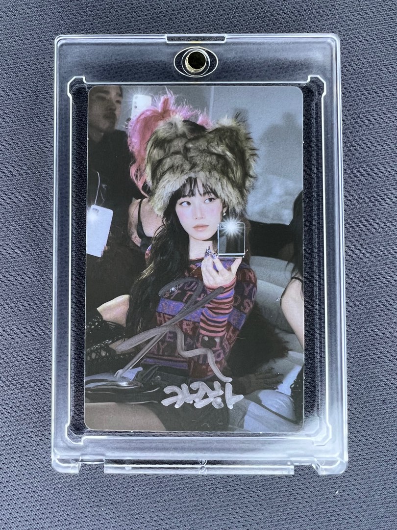 Kazuha LE SSERAFIM Signed Signature Autograph Photocard Lomo Card with ...