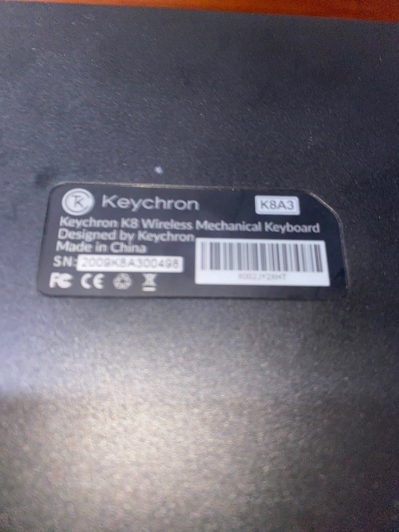 Keychron K8 mechanical wireless keyboard (Category: Computer Keyboard) located in Quezon City. Submitted by Drewewew (Listing ID 1387192809, Image 3). Description: Keychron K8 mechanical wireless keyboard - like new, just needs cleaning and lube since its not been used for a year - honest issue: letter "W" not working - Negotiable RFS: need funds for new keyboard.