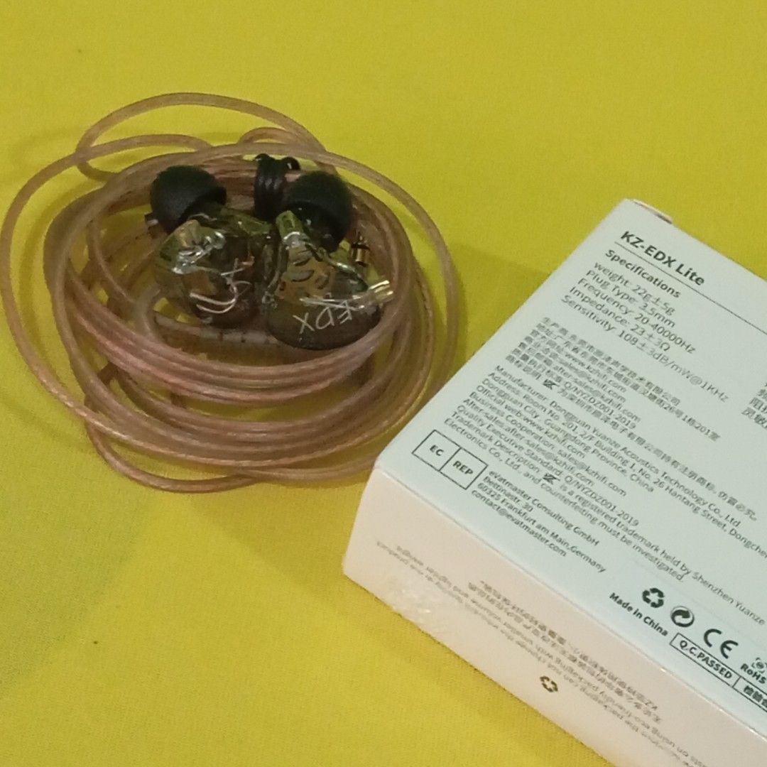 KZ EDX LITE DETACHABLE WIRED GAMING EARPHONES (Category: Earphones) located in Paranaque City. Submitted by audioaddict0517 (Listing ID 1387229421, Image 2). Description: .