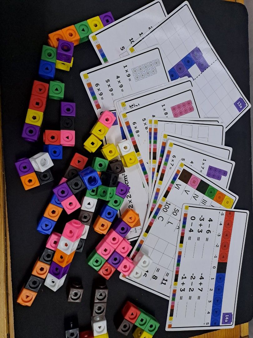 Learning resources mathlink cube set (Category: Children's Books) located in Puchong. Submitted by kcmoutstation (Listing ID 1387343648, Image 2). Description: learning resources mathlink cube set with complete card the cube as it is no for fussy buyer no return no refund.