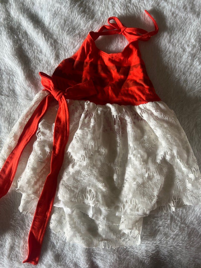 MOANA MILESTONE Dress (Category: Babies & Kids Fashion) located in Taguig. Submitted by secondoutlet (Listing ID 1387164159, Image 3). Description: MOANA MILESTONE CUSTOME Size: 100 Good for 12-24months Once used dress, Accessories are brand New No flower na po.. New Necklace still available.