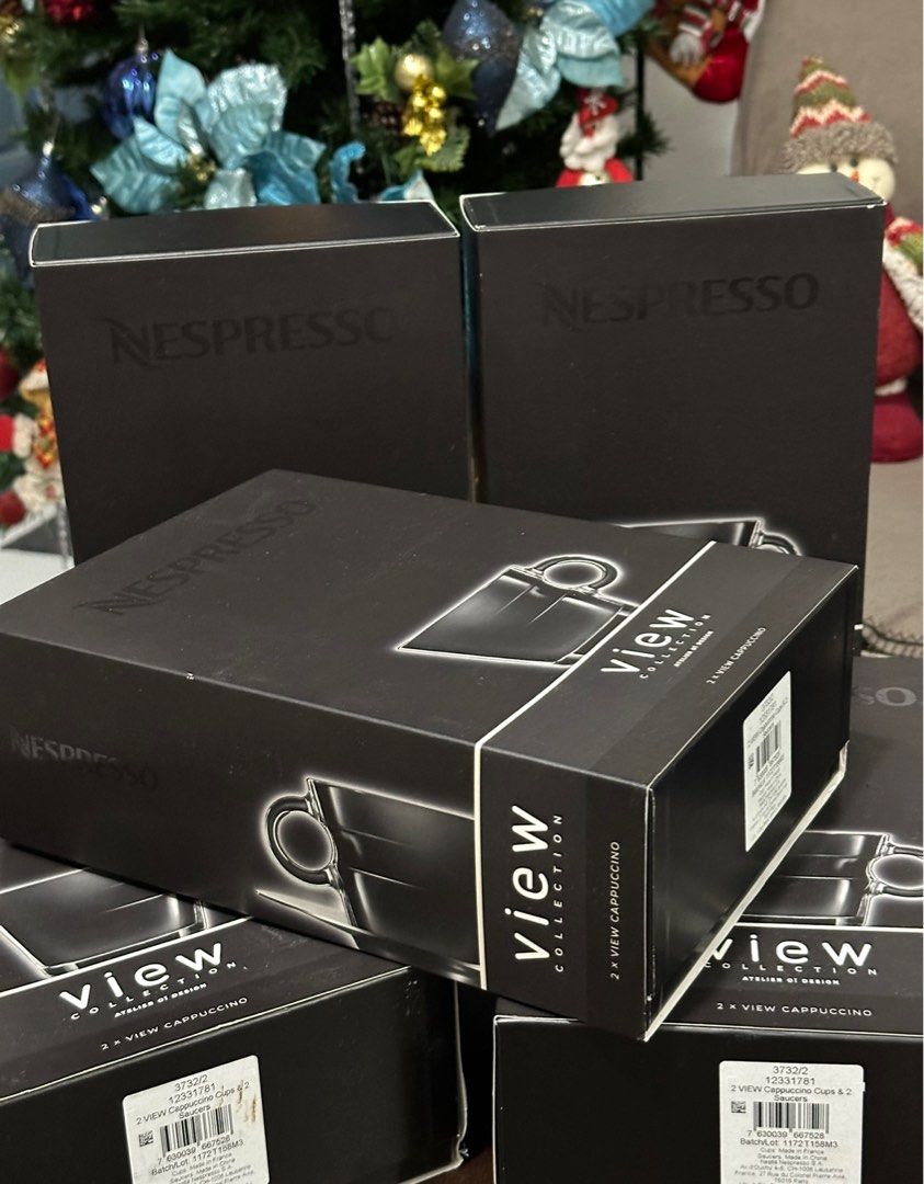 Nespresso View Collection 🇸🇬 (Category: Coffee Machines & Makers) located in Mandaluyong City. Submitted by cris_rtw (Listing ID 1387262437, Image 1). Description: Nespresso VIEW COLLECTION 🇸🇬 Hello Coffee Lovers! ☕️ Complete Set with Box Brandnew(never been used) 2 VIEW Cappuccino Cups & 2 Saucers .