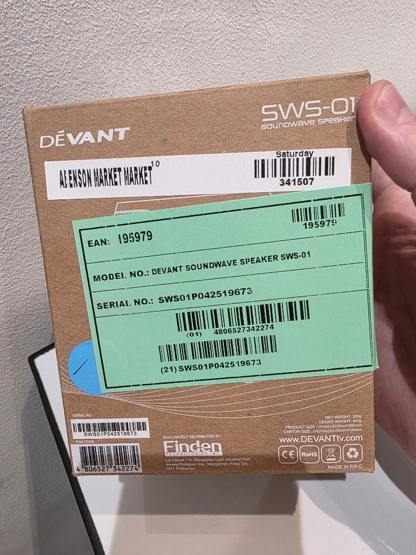 NEW DeVant bluetooth speaker (Category: Soundbars, Speakers & Amplifiers) located in Manila. Submitted by nick85284 (Listing ID 1387186274, Image 3). Description: New sealed in box. DeVant bluetooth speaker from abenson. Location: BGC (Forbestown Rd).
