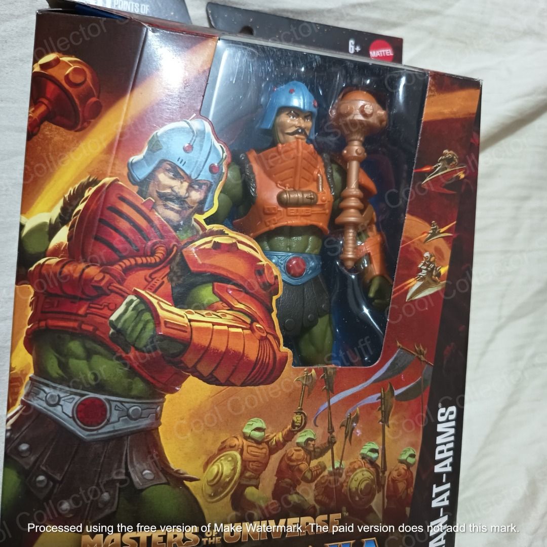 New Eternia: Man-At-Arms (Category: Figurines & Statues) located in Paranaque City. Submitted by coolcollectorstuff (Listing ID 1387342889, Image 2). Description: New Eternia: Man-At-Arms Mint in Sealed Box.