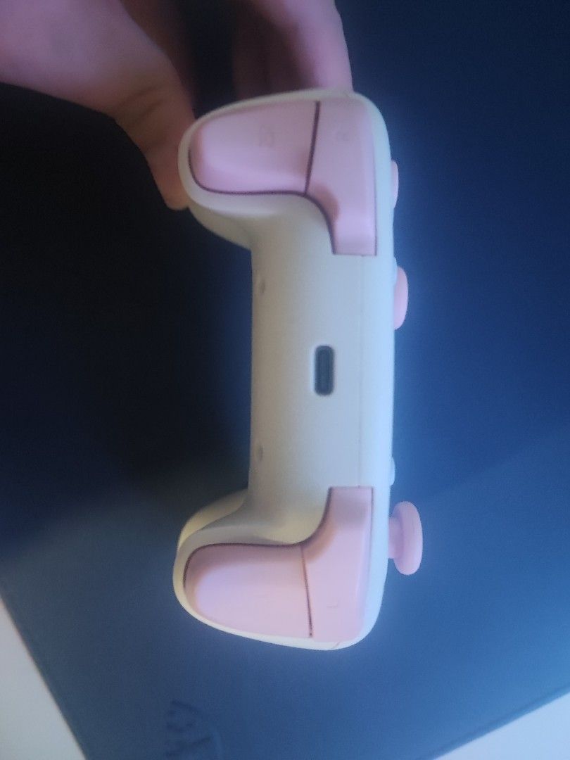 Nintendo switch controller (Category: Controllers) located in Kuala Lumpur. Submitted by gamepurpos08006 (Listing ID 1387321929, Image 3). Description: Controller can connect to phone, pc, and consoles like Xbox and Nintendo switch. Can use Bluetooth or wired. Wire is type c. Wire not included..