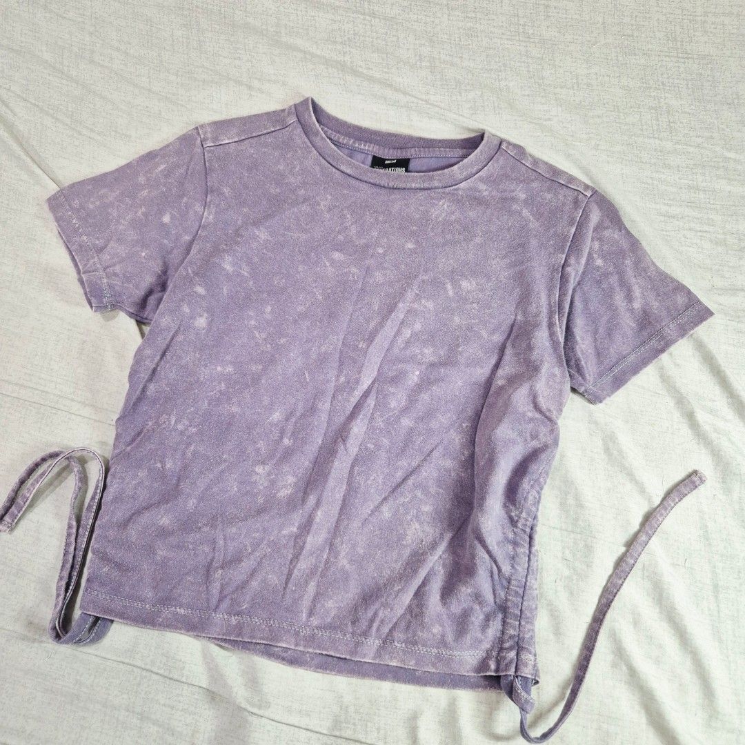 OXGN Cropped Top Lavender (Category: Blouses) located in Quezon City. Submitted by minsuf (Listing ID 1387205271, Image 3). Description: Brand: OXGN Size: S Rarely used, likely new Negotiable Product color may vary due to photographic lighting sources or your devices screen settings..