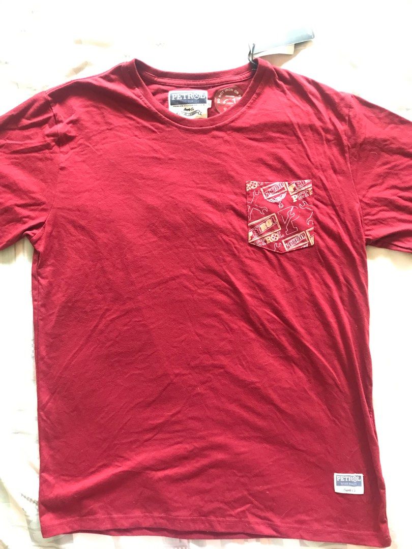 Petrol red shirt (Category: Tshirts & Polo Shirts ) located in San Pedro. Submitted by andr39 (Listing ID 1387181464, Image 1). Description: Brand new Petrol red shirt. Stored but never used. Tagged as XL (2nd photo) Approximate measurements when laid flat: L: 29” W: 21” MoP: Gcash 📍San Pedro City, Laguna ❗️No pictures when worn ❗️Color may vary from actual item due to phone settings or lighting .