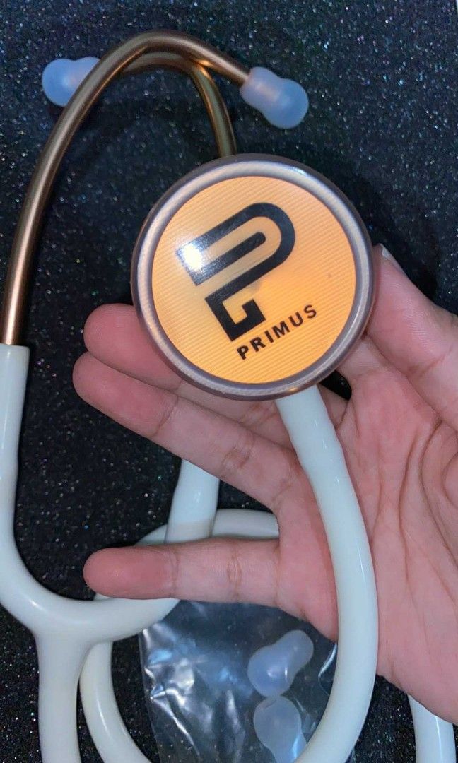 Primus Stethoscope (Category: Medical Supplies & Tools) located in Mandaluyong City. Submitted by jedjed1026 (Listing ID 1382899814, Image 3). Description: Yoko na mag med ok na siguro pre med HAHAHAHAHAH.