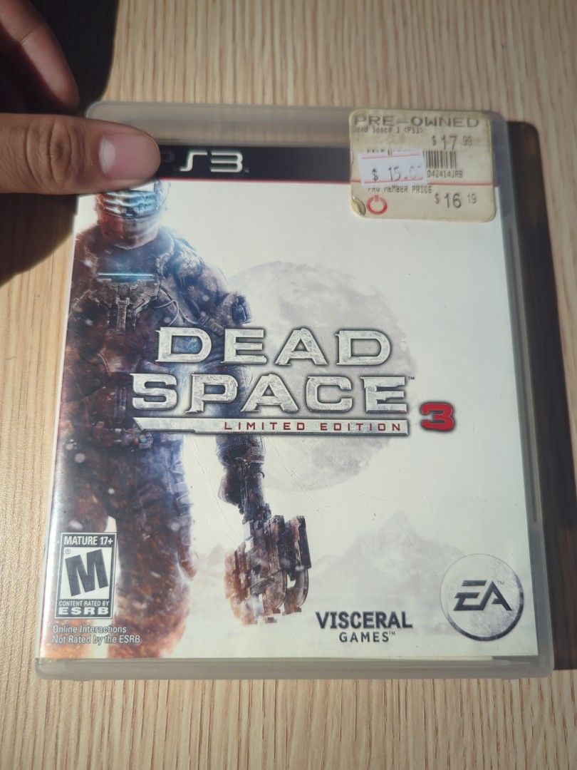 PS3 DEAD SPACE LIMITED EDITION 3 (Category: PlayStation) located in Manila. Submitted by chinarotgu30855 (Listing ID 1387269450, Image 1). Description: PS3 DEAD SPACE LIMITED EDITION 3 Original/Authentic From USA Actual and Detailed Picture Posted Pick up at One Oasis Condominium Pasig City Or Delivery via Lalamove, LBC cod/cop FREE DELIVERY via jnt (Payment First Basis).