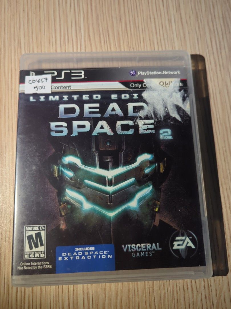 PS3 DEAD SPACE LIMITED EDITION (Category: PlayStation) located in Manila. Submitted by chinarotgu30855 (Listing ID 1387276980, Image 1). Description: PS3 DEAD SPACE LIMITED EDITION Original/Authentic From USA Actual and Detailed Picture Posted Pick up at One Oasis Condominium Pasig City Or Delivery via Lalamove, LBC cod/cop FREE DELIVERY via jnt (Payment First Basis).