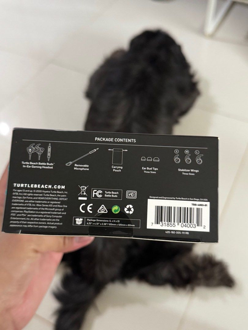 Turtle Beach Gaming Earbuds (Category: Earphones) located in Manila. Submitted by MarkPH (Listing ID 1387236856, Image 3). Description: Used once Unwanted gift No issues No carrying pouch .