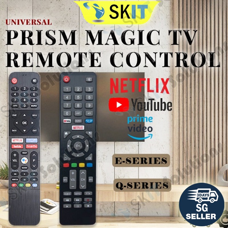 Universal Replacement Remote for PRISM+ 4K Smart Android TV for Prism ...