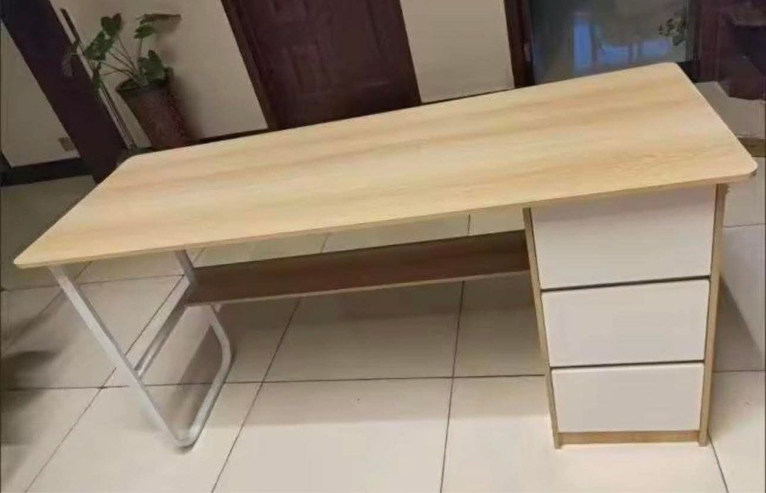 val Scandi Home Office Table with Drawers (Category: Tables & Sets) located in Manila. Submitted by dolorchris69891 (Listing ID 1387293865, Image 3). Description: Scandi Home Office Table with Drawers 100cm 3000 120cm 3200 140cm 3,500.