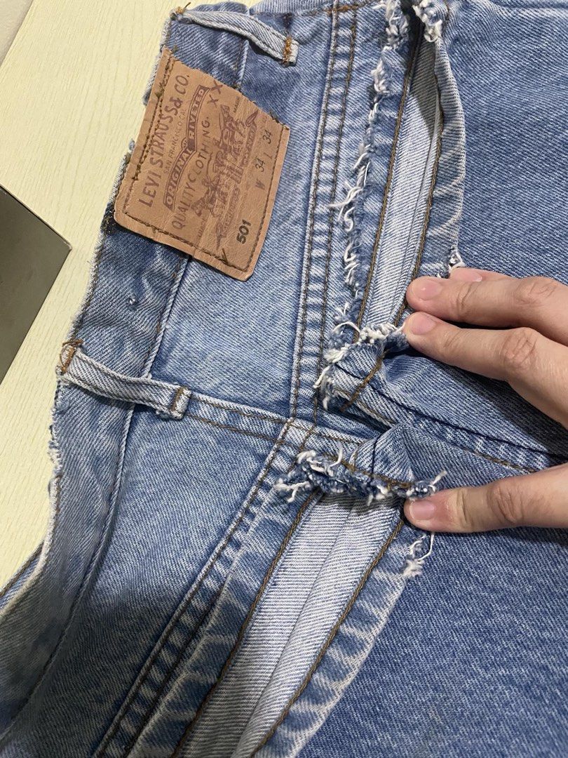 Vintage 501 jeans (Category: Jeans) located in Manila. Submitted by getitfromjul (Listing ID 1387212903, Image 3). Description: Lightly used Has flaws kindly check each photo no when worn since it cant fit me Very nice in actual Not from ukay .