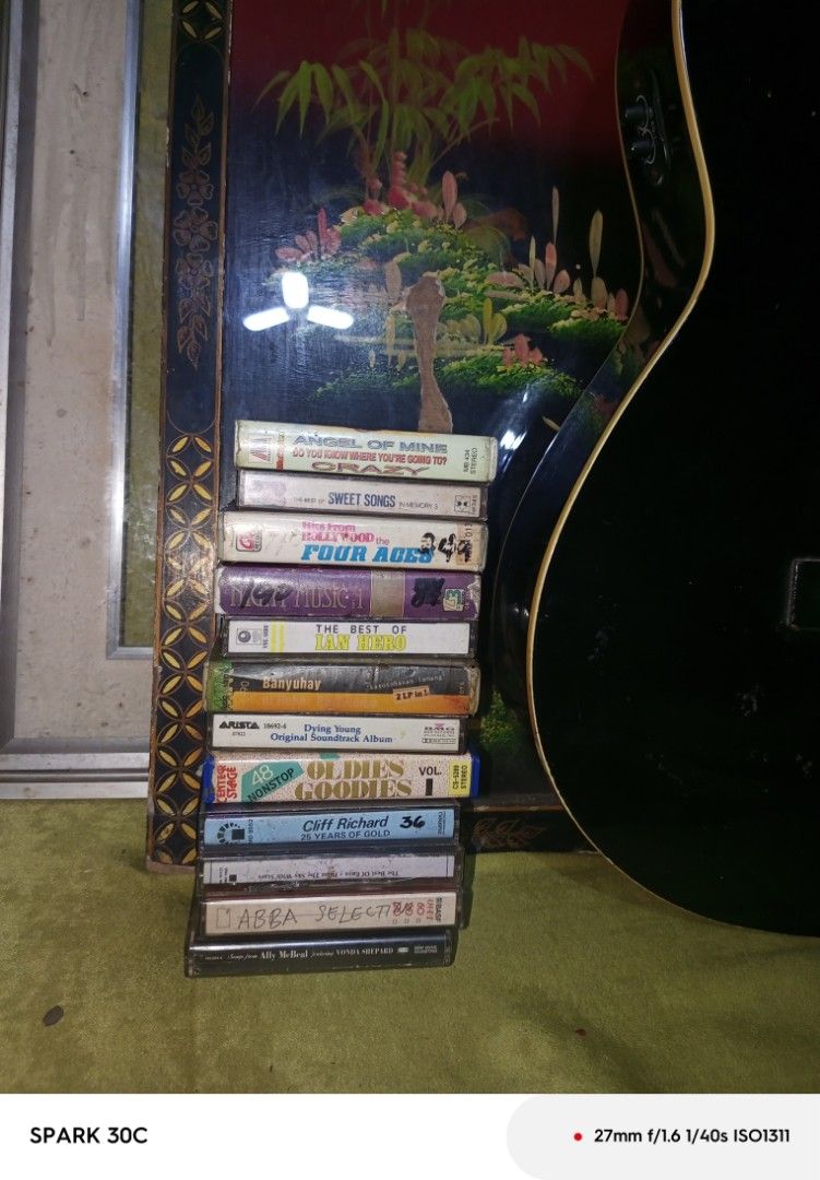 Vintage original cassette tapes (Category: Voice Recorders) located in Manila. Submitted by tembido1975 (Listing ID 1387349520, Image 1). Description: vintage original cassette tapes 75 each 800 take all.