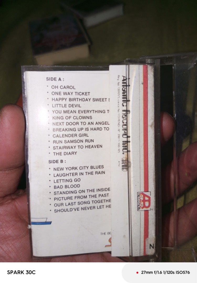Vintage original cassette tapes (Category: Voice Recorders) located in Manila. Submitted by tembido1975 (Listing ID 1387349913, Image 3). Description: vintage original cassette tapes 100 each 500 take all.