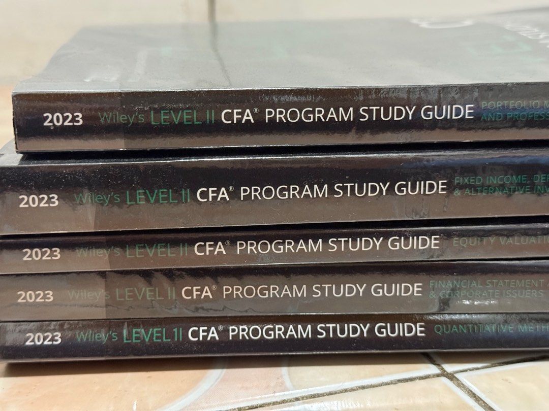 Wiley's Level II CFA Program Study Guide 2023 (Category: Textbooks) located in Caloocan City. Submitted by j.declutter (Listing ID 1387312654, Image 2). Description: Never been used. Still in brand new condition..