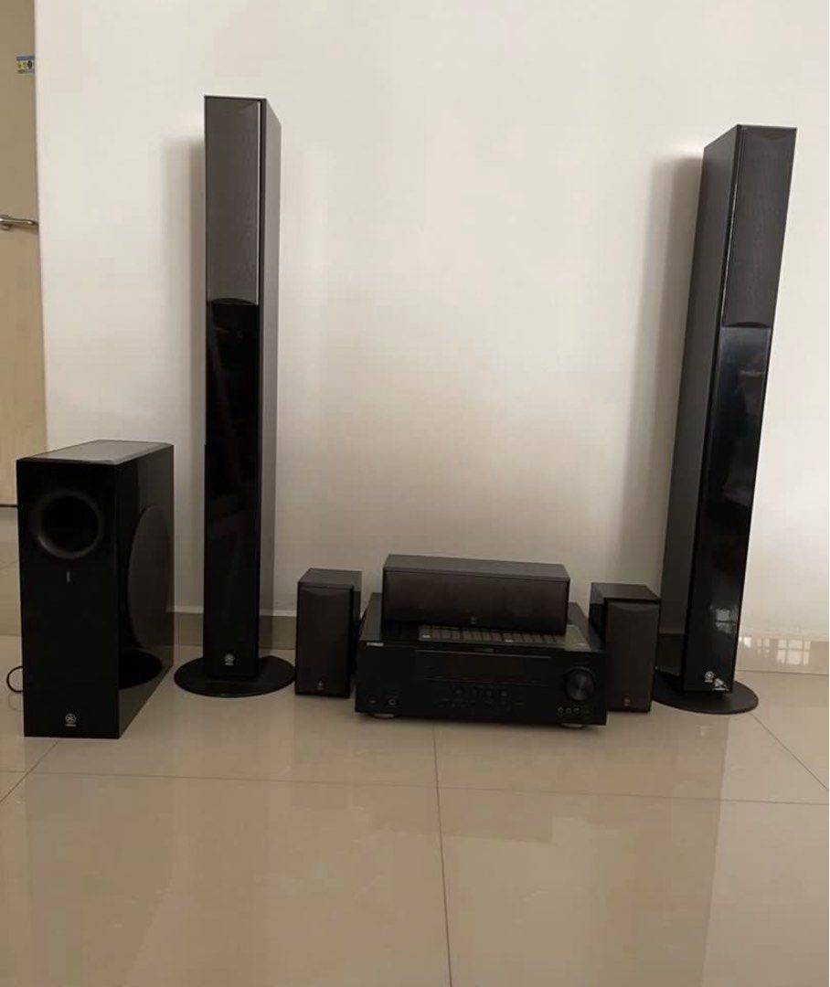 Yamaha RX-V465 AV Receiver & Speaker Set, Audio, Soundbars, Speakers ...