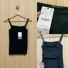 ZARA Spaghetti Open Back Top (Category: Sleeveless) located in Cebu City. Submitted by declutteringloved (Listing ID 1387193555, Image 3). Description: 💌 Message me if you have any questions! ✔️ Size S ✔️ Used once ✔️ Simple basic top with and extra flare since it has a semi open back 🩶 ✔️ Shipping fee to be shouldered by buyer MOP: ✅ BDO Bank Transfer or GCASH ➖ COD depends MOD: ✅ Within Cebu City - Lalamove or Grab ✅ Outside of Cebu - J&T or 