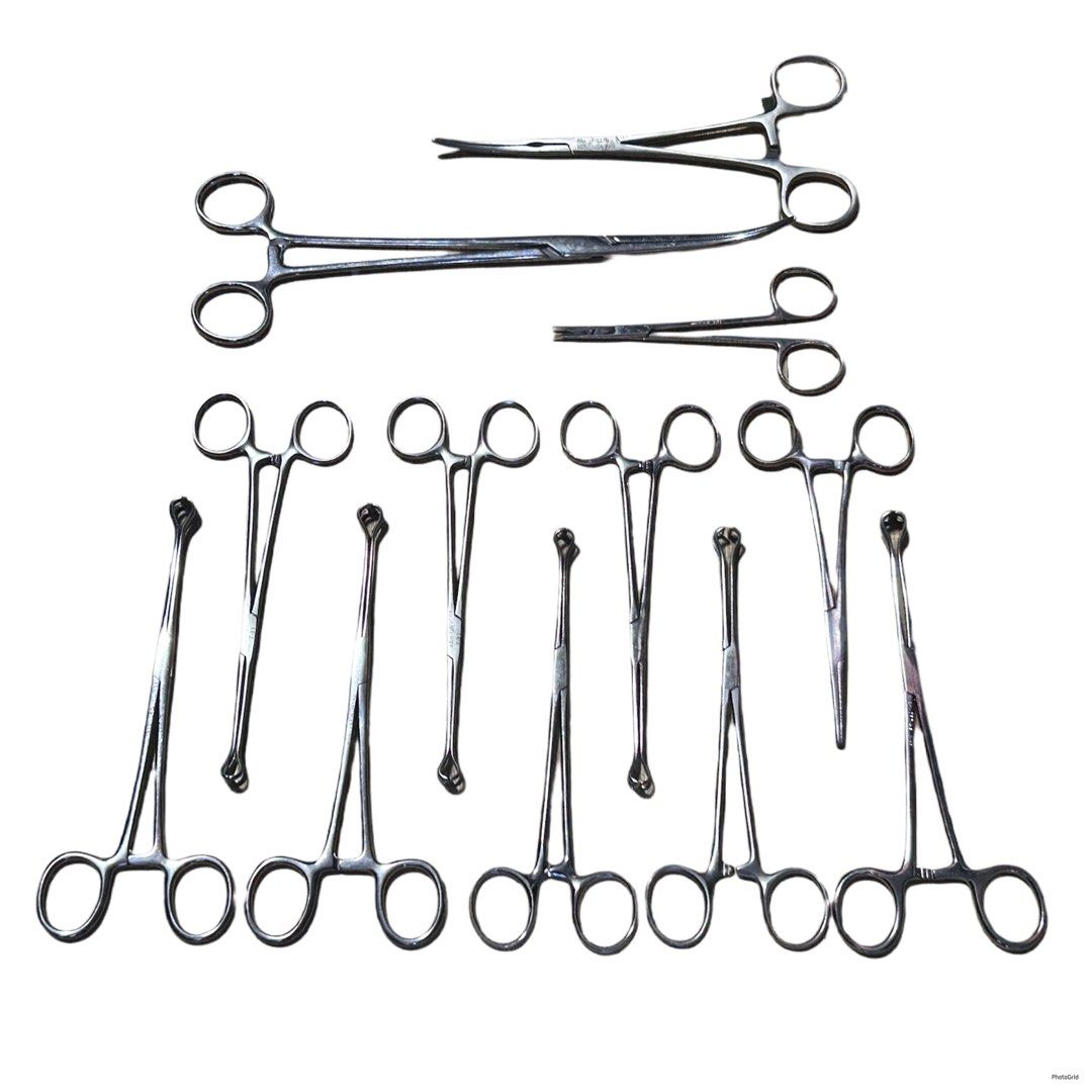 13 Pcs-Assorted Branded Surgical Clamp/Forceps (Category: Medical Supplies & Tools) located in Pasig City. Submitted by califinestcollectibles (Listing ID 1387401945, Image 3). Description: 13 Pcs-Assorted Branded Surgical Clamp/Forceps Set - TIEMANN 1-800 -STILLE 103-10430-241 -NORDENT 103 -NORDENT 301 -STAINLESS STEEL SZ GERMANY 11/12 -5Pcs INOX EA 80 12/80 ABH 7-91 -PILING 35-3565 USA PP2 -3pcs DIPLOMAT 802642 Original/Authentic From USA Actua