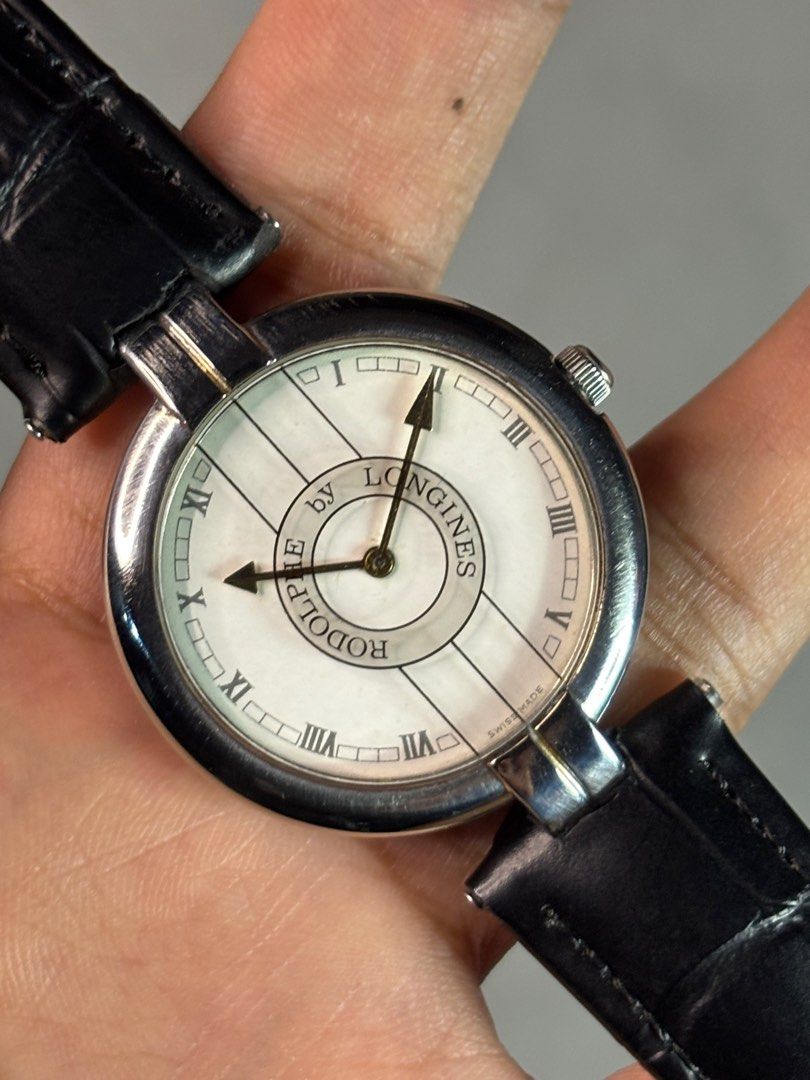 1990’s Vintage Rodolphe by Longines (Category: Luxury Watches) located in Manila. Submitted by soughtafterseconds (Listing ID 1387391450, Image 2). Description: 1990’s Vintage Rodolphe by Longines In the early 1990s, Longines—a Swiss watchmaker with a heritage dating back to 1832—embarked on a bold collaboration with Rodolphe Cattin, a visionary designer known for his work with high-end luxury brands like Omega and Movado. Their goal? To create a