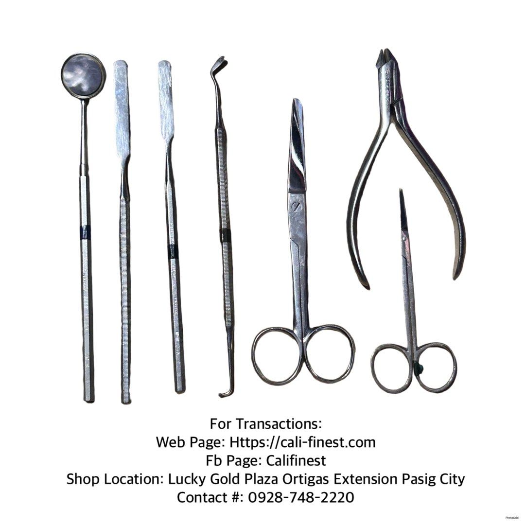 7pcs- Dental instruments (Category: Medical Supplies & Tools) located in Pasig City. Submitted by califinestcollectibles (Listing ID 1387417184, Image 1). Description: 7pc-Dental instruments -Misdom Frank Germany -Parkell Germany 200 -Misdom Frank 2 -Misdom Frank 24A -Misdom Frank C. S -Misdom Frank -Miltex 24 Original/Authentic From USA Actual and Detailed Pictures are Posted Pick Up at One Oasis condominium ortigas extension pasig city Or Deliv