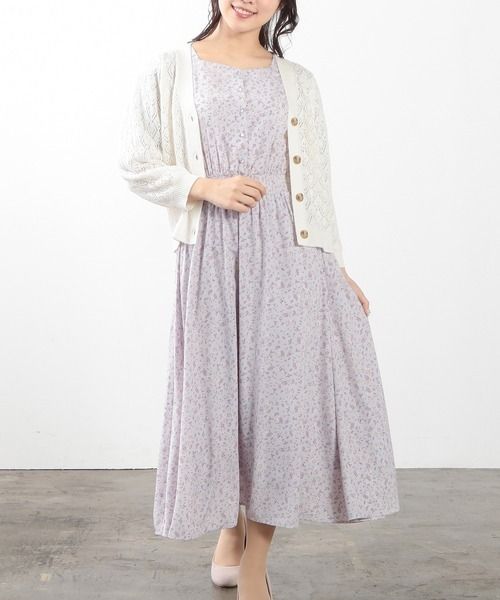 由 gigi.japan (刊登 ID 1387413188，圖片 3) 提交，位於 台北市 (Taipei) 的 日本品牌 淡紫色小碎花氣質可愛質感長洋裝 GRL 日貨連線 rika yabbi (類別：洋裝)，說明：日本購入日本品牌淡紫色氣質洋裝，實品跟model圖片一樣美，內有全長內裡，超級柔軟穿著舒適，彈性鬆緊帶設計顯瘦適合各種身形。只穿過一次近全新便宜賣!。