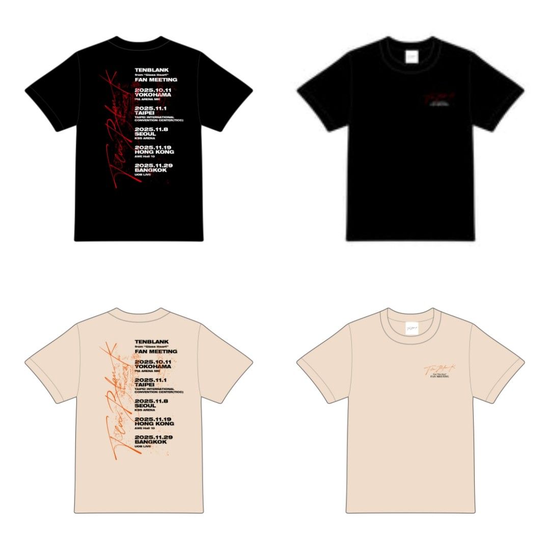 已截] TENBLANK Fan meeting 周邊(Glass Heart 玻璃之心佐藤健志