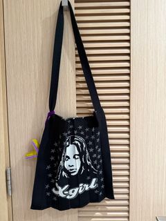 新款 X-Girl Pleated Tote Bag issey miyake 斜揹摺摺袋64202088807297110