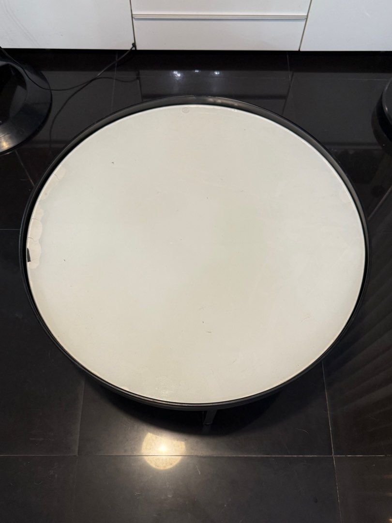 Anko Center Table with white tempered glass (Category: Tables & Sets) located in Taytay. Submitted by mipreluxe2 (Listing ID 1387416886, Image 3). Description: Still in good condition For pick-up only (Rizal area).