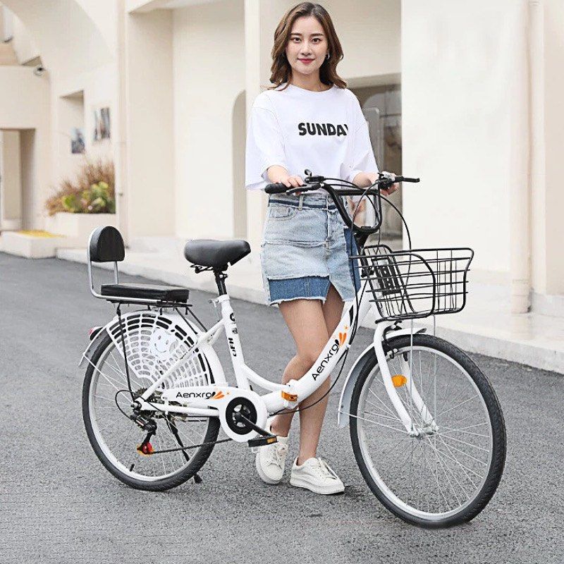 Bike for Adult Japan Women Folding commuter Bike 24/26 Inch 7speed Bicycle With back seat and basket (Category: Bicycles) located in Manila. Submitted by kingofshoppingmall (Listing ID 1387444996, Image 2). Description: Check out Bike for Adult Japan Women Folding commuter Bike 24/26 Inch 7speed Bicycle With back seat and basket for ₱3,558 - ₱3,958. We deliver through Sh0pee. Click the link below and click buy now, we will ship it immediately. Th