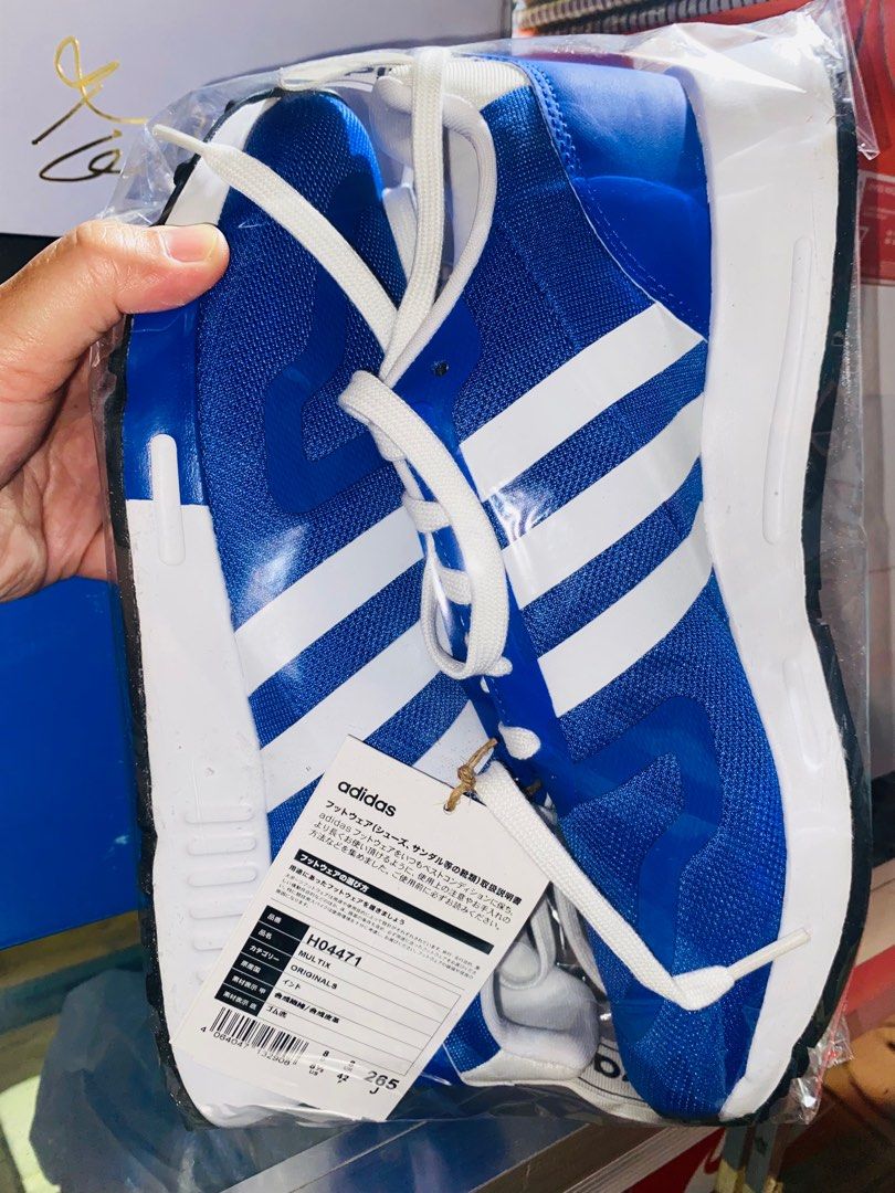 Brand New Adidas Multix Size 26.5cm (Category: Sneakers) located in La Trinidad. Submitted by radmcd (Listing ID 1387536161, Image 1). Description: Brand New Adidas Multix From Japan Size 26.5cm Complete with box Shipping from North Luzon Shipping fee to be shouldered by buyer Payment via gcash/bdo/landbank.