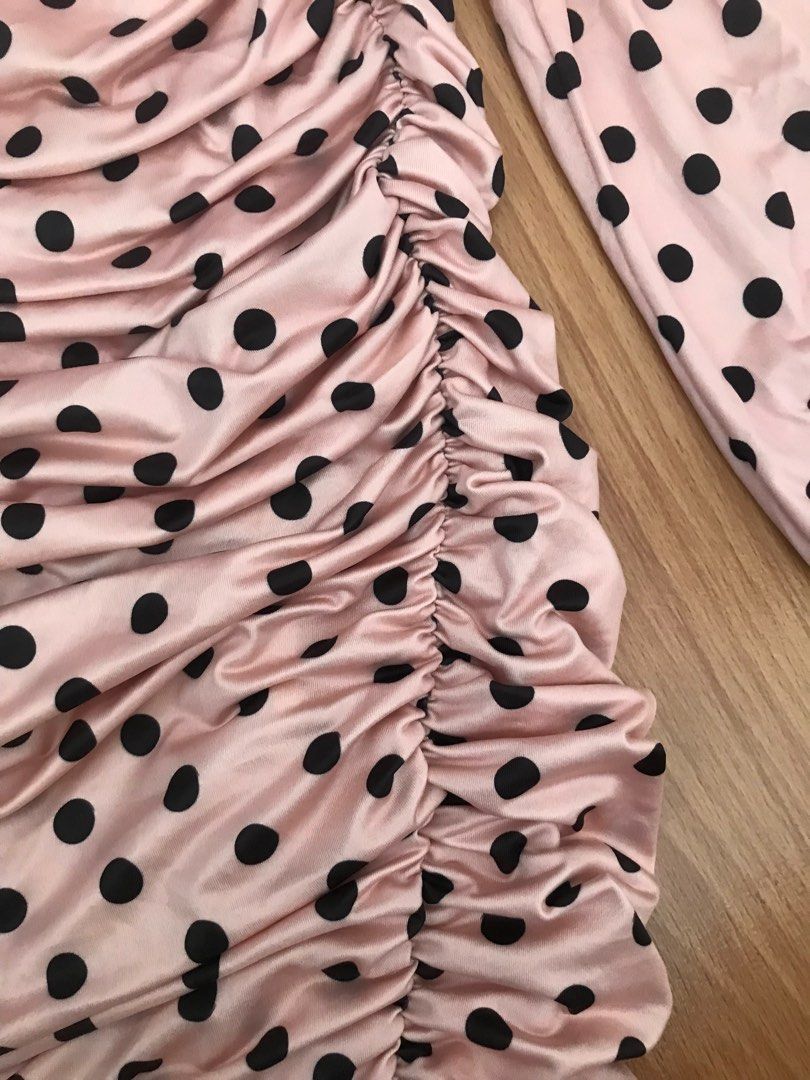 I saw it first - ruched dress (Category: Dresses) located in Marikina City. Submitted by LoveLocalbyPAF (Listing ID 1387372733, Image 2). Description: I saw it firt ruched mini dress Fits medium to semi large.