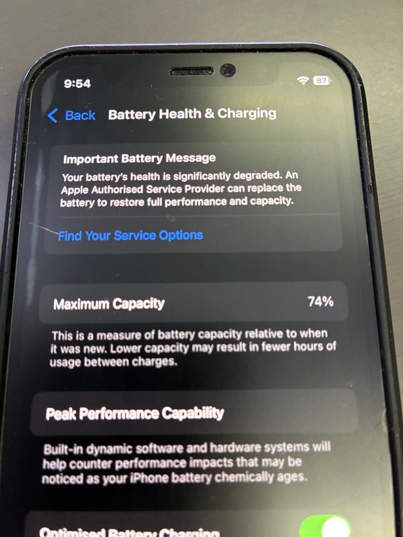 Apple iPhone 12 (バッテリー74％) OEM Original Apple iPhone