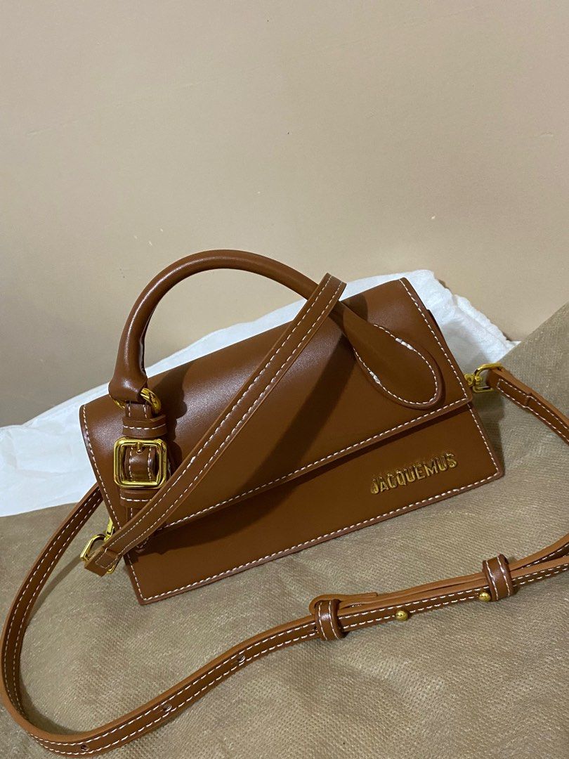 JACQUEMUS Le Chiquito Long Boucle (Category: Luxury Bags & Wallets) located in San Narciso. Submitted by boypablo1998 (Listing ID 1387443093, Image 2). Description: Negotiable, Dm me.